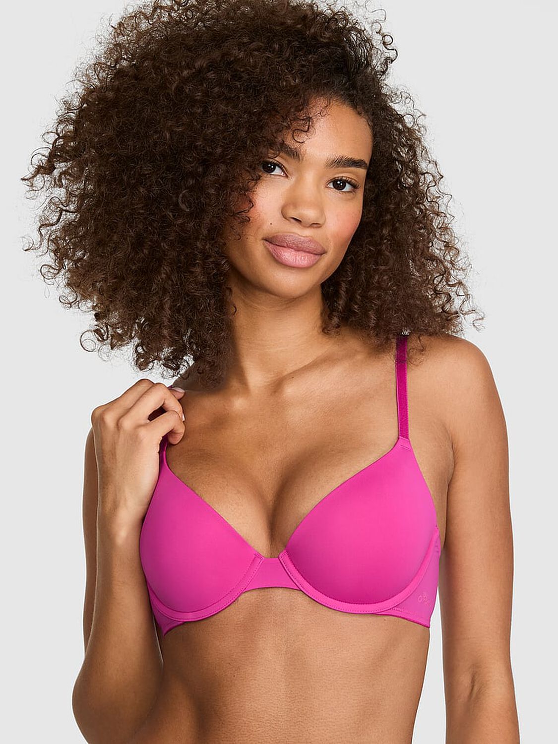 vs Pink Wear Everywhere&trade; Push-Up Bra Pink Fire 1 of 4 