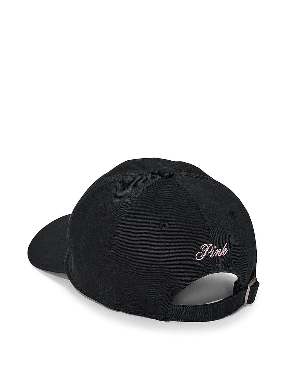 vs Pink Baseball Hat Pure Black 3 of 3 