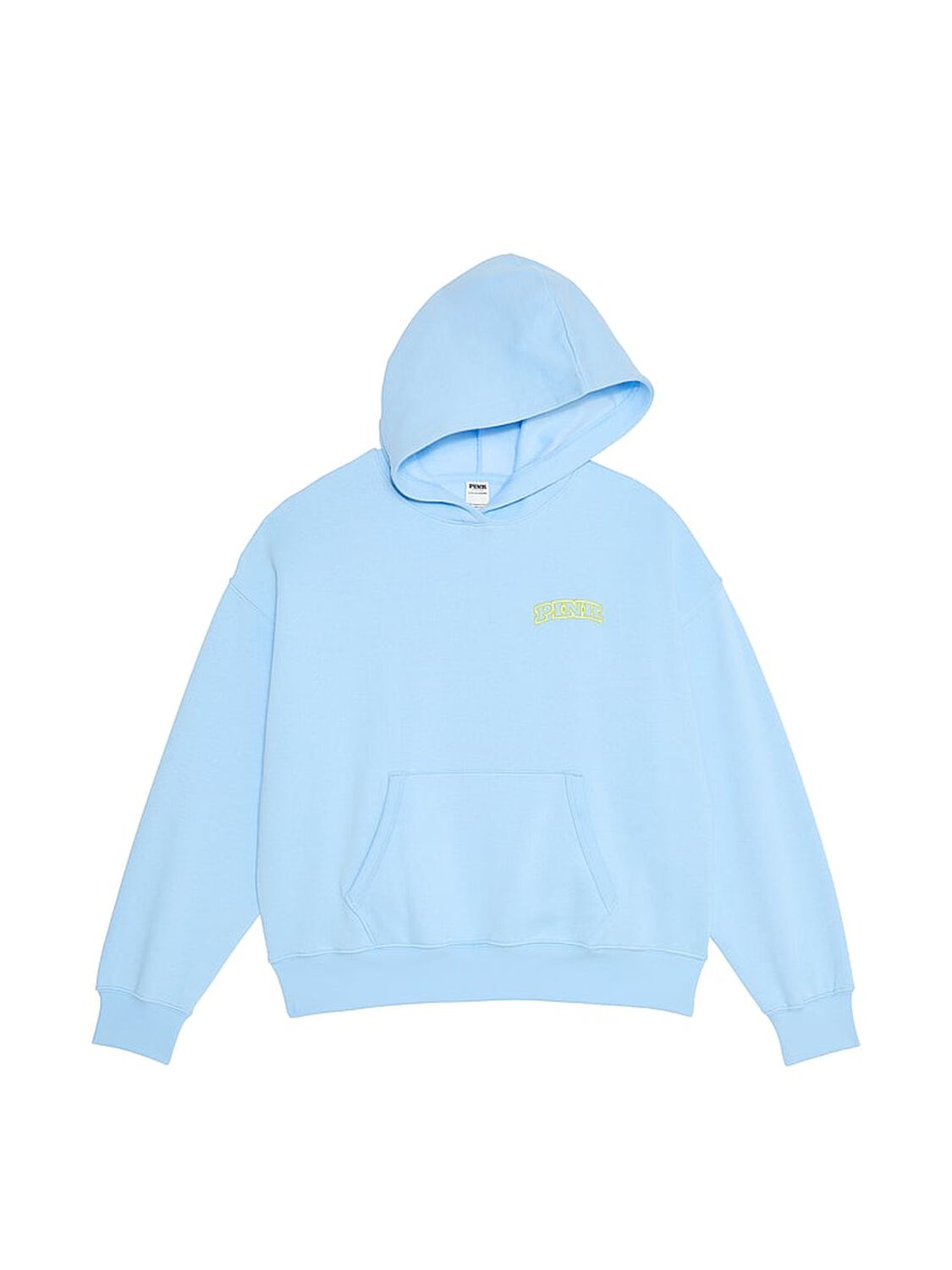 vs Pink Ivy Fleece Campus Hoodie Blue Dancer 3 of 4 