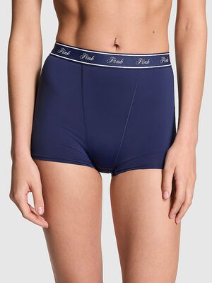 Logo Micro High-Waist Boyshort Panty