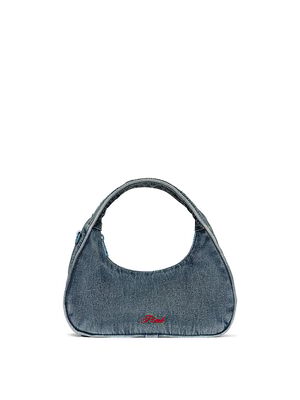 Denim Mini Hobo Bag