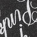 Logo Cotton Shine High-Leg Thong Panty, Pure Black Logo Script Print, swatch