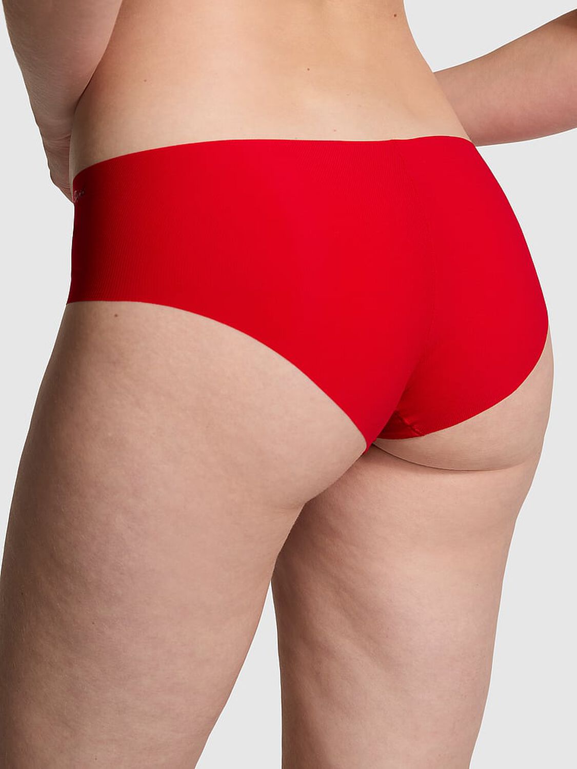 vs Pink No-Show Hiphugger Panty Bright Vermillion 2 of 2 