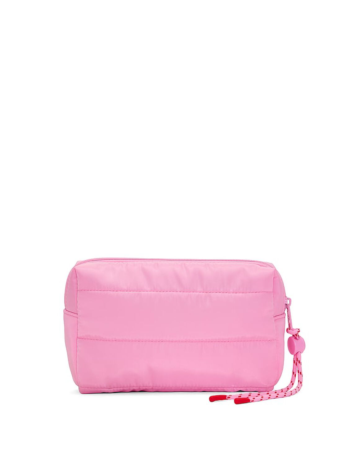 vs Pink Quilted Puffer Makeup Bag Pink Lollipop Cherries 2 of 2 