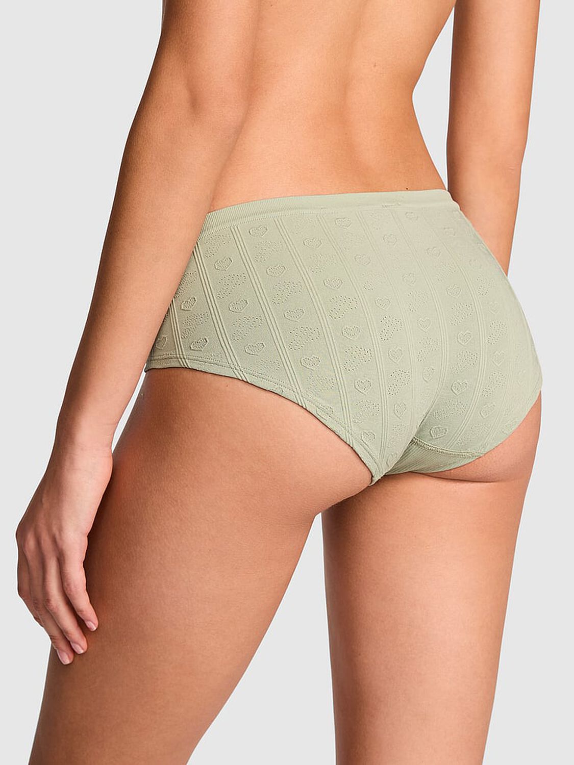 vs Pink Seamless Hiphugger Panty Green Garden 2 of 3 