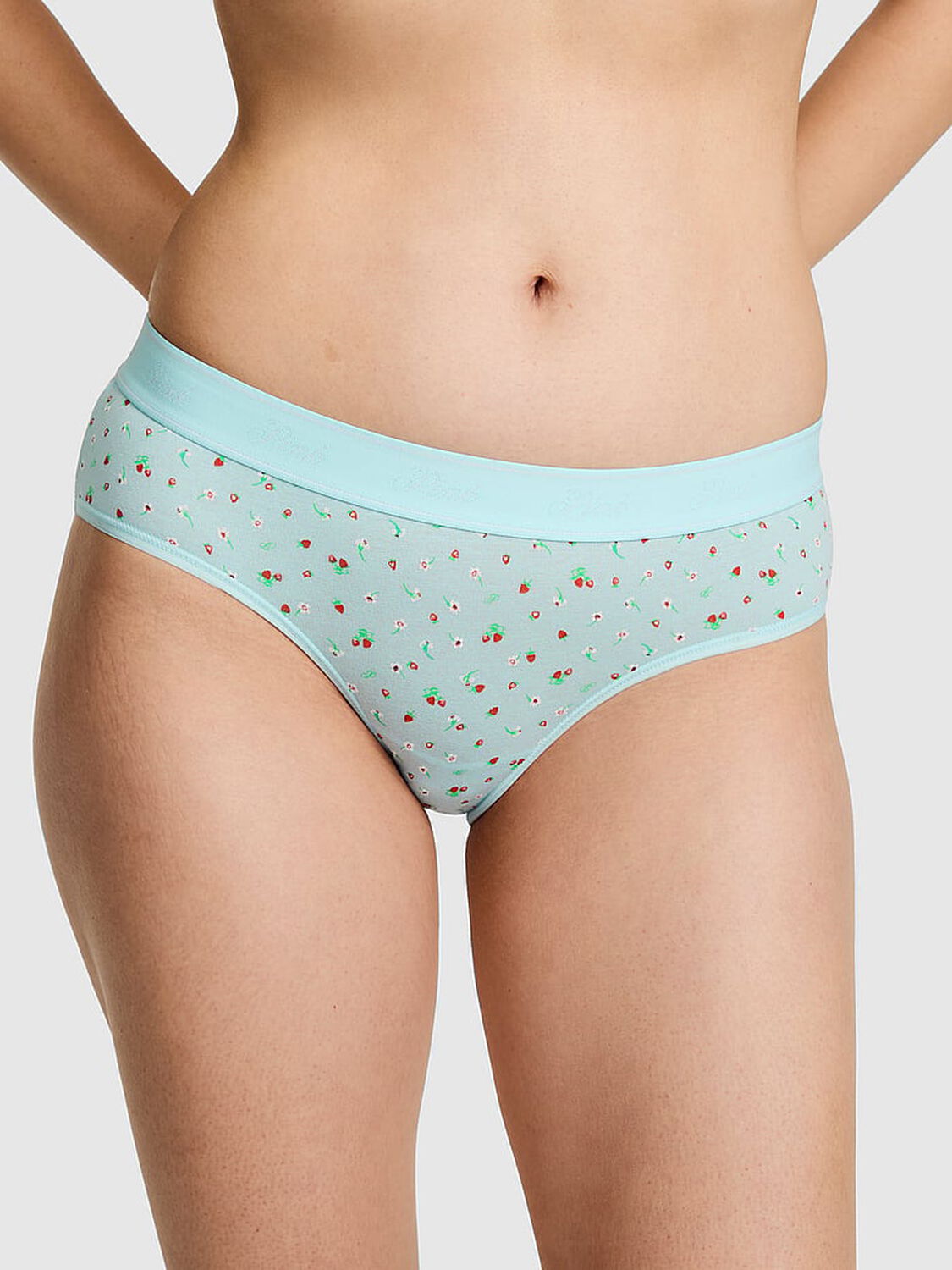 vs Pink Logo Cotton Hiphugger Panty 1 of 3 