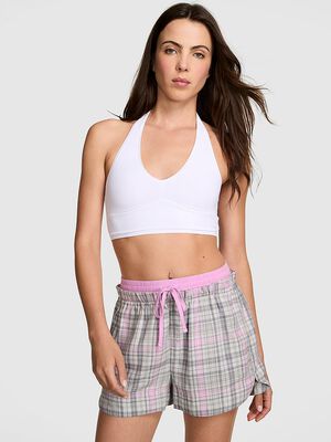 Boyfriend Flannel Boxer Pajama Shorts