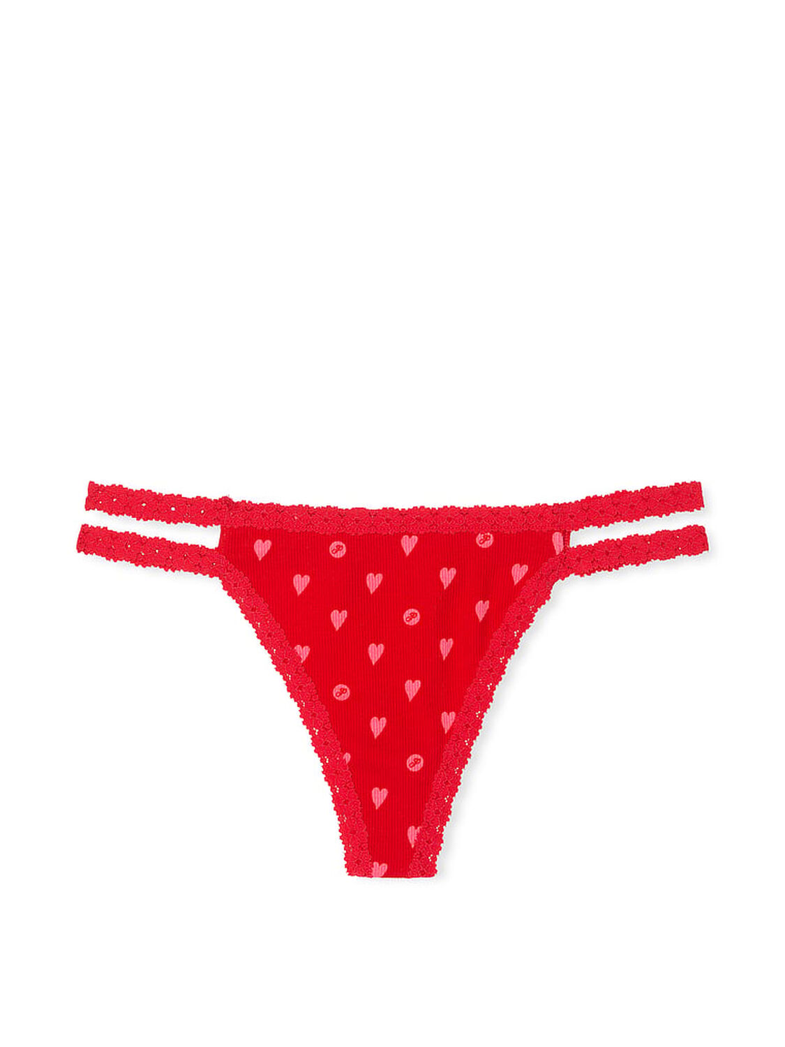 vs Pink Wink Strappy Thong Panty 1 of 2 