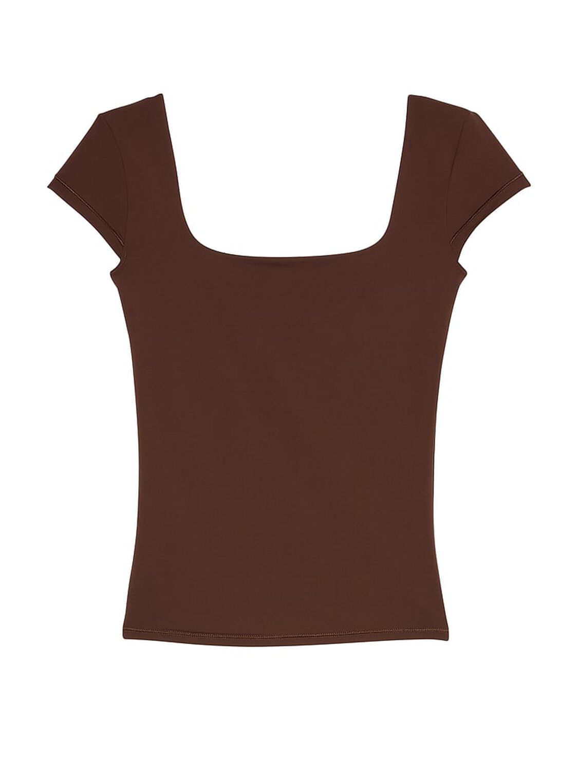 vs Pink Base Stretch Cap-Sleeve Tee Ganache 3 of 3 