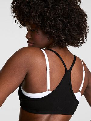 All-Day Cotton&trade; Double Up Henley Bra
