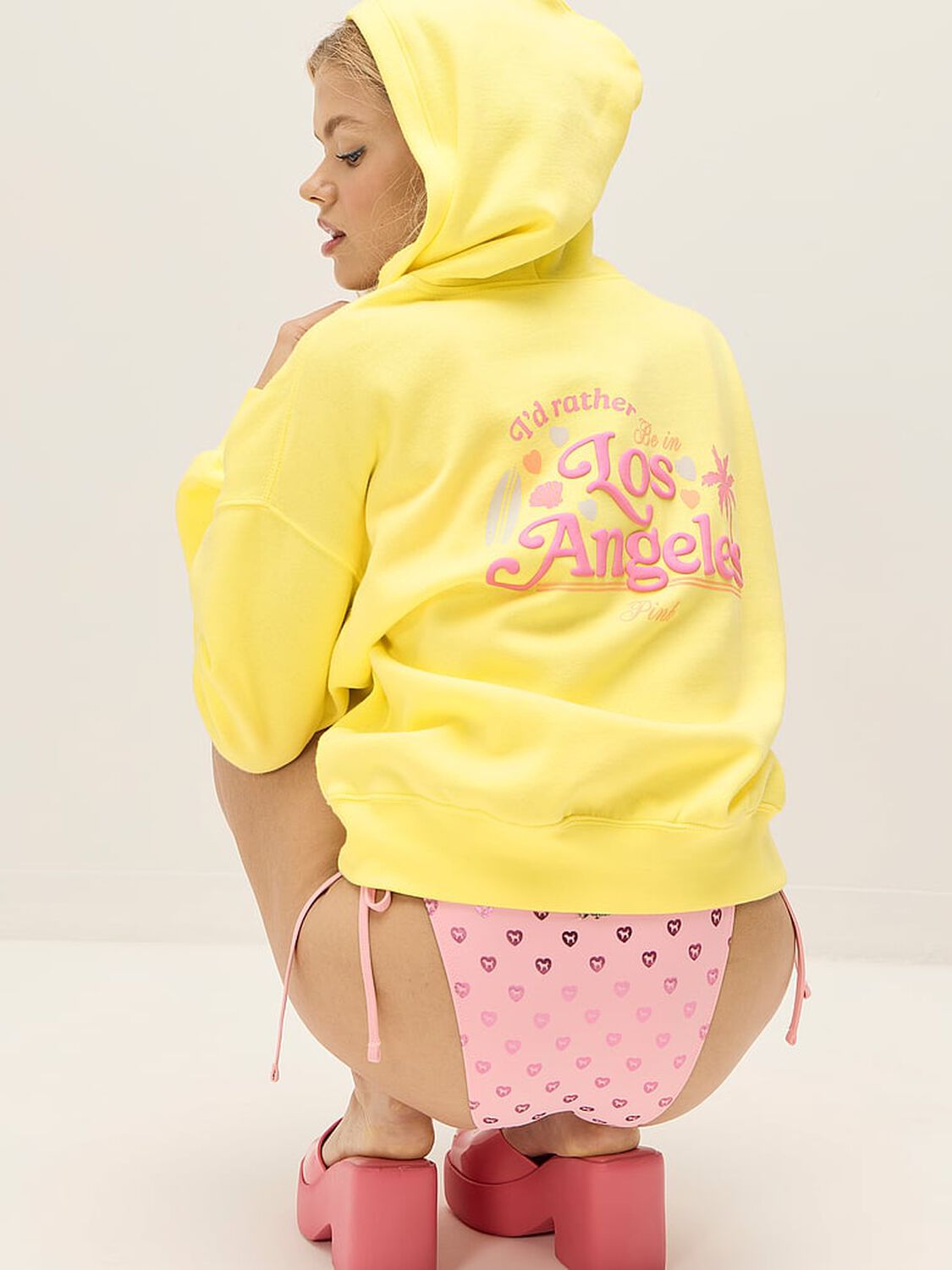 pink Pink Campus Fleece&trade; Full-Zip Hoodie Pineapple Ice 4 of 4 
