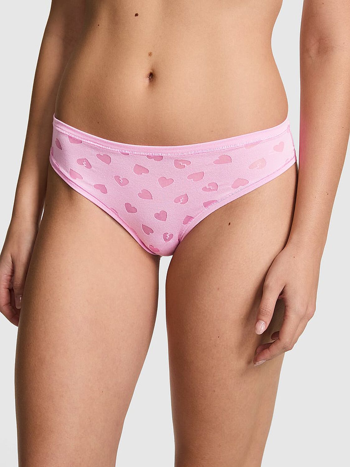 vs Pink Cotton Cheeky Panty Pink Lollipop 1 of 3 