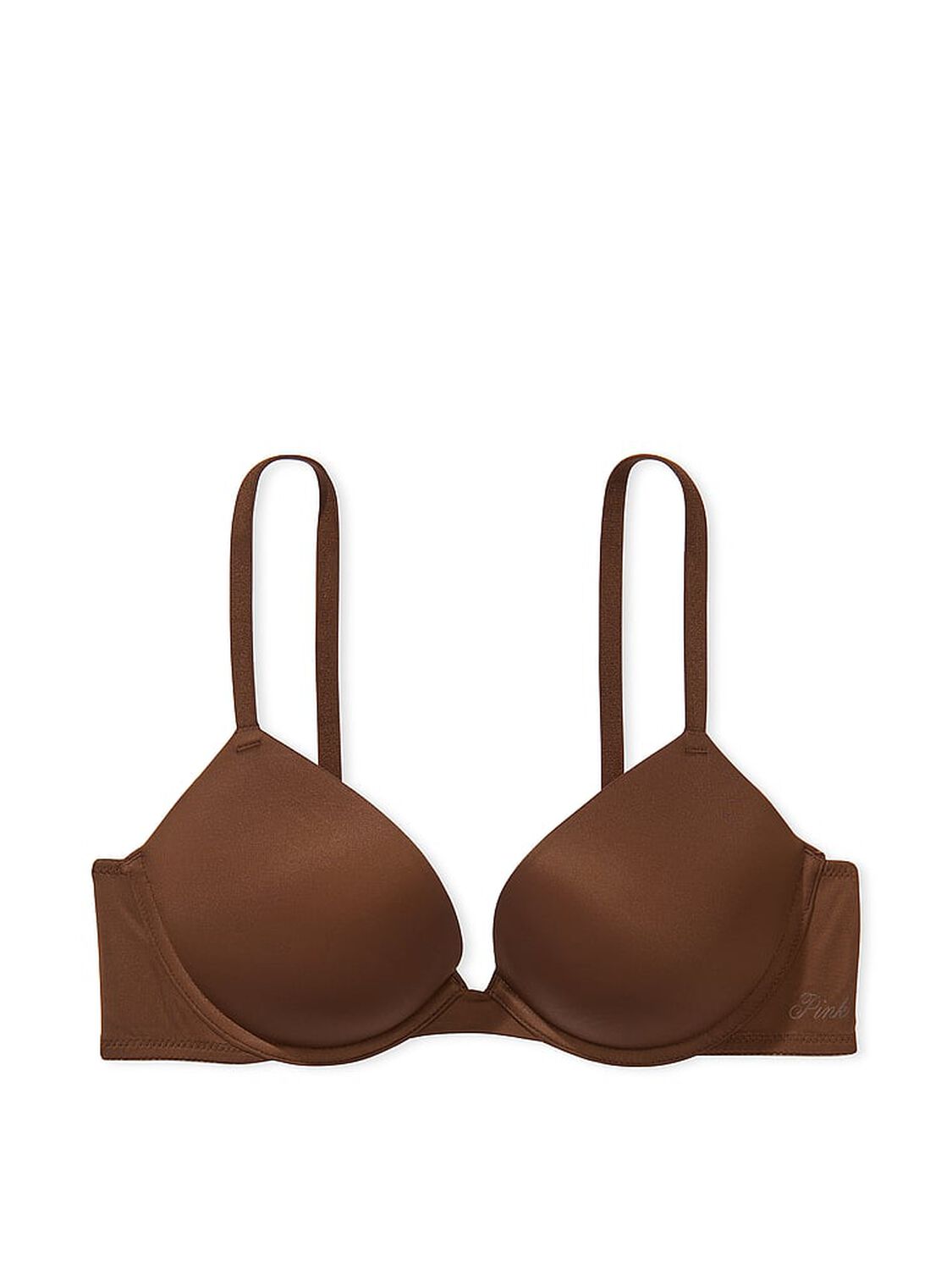 vs Pink Wear Everywhere Wear Everywhere Super Push-Up Bra Ganache 3 of 3 