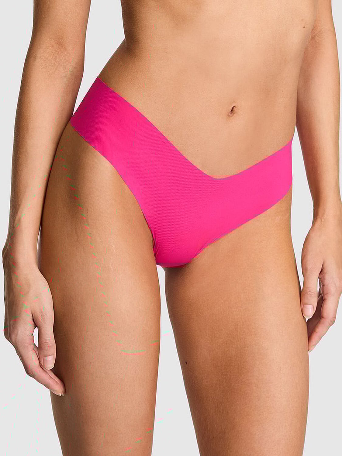 vs Pink No-Show Thong Panty Hot Stuff 1 of 3 