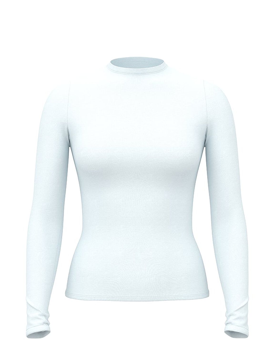 vs Pink PINK Base Stretch&trade; Long-Sleeve Tee Spray Blue 3 of 3 