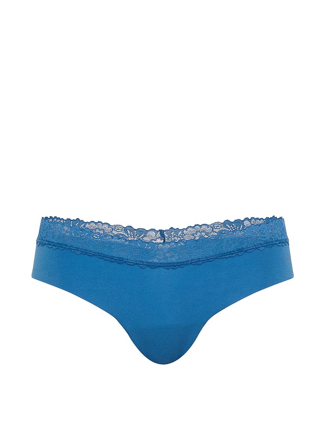 vs Pink No-Show Cotton Thong Panty Varsity Blue 3 of 3 