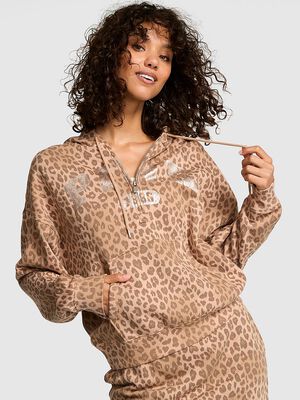 Ivy Fleece Campus Half-Zip Hoodie