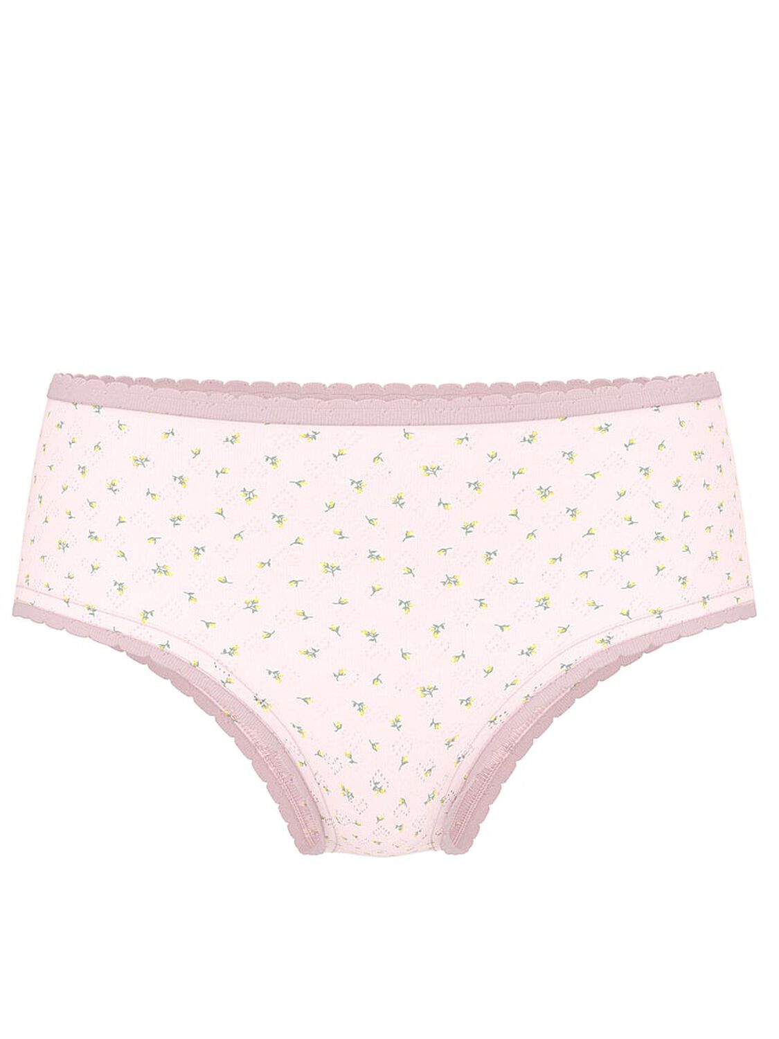 vs Pink Cotton Cheeky Panty Angel Pink Floral Print 3 of 3 