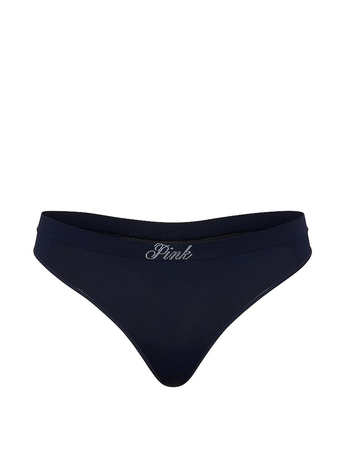 vs Pink Seamless Thong Panty Noir Navy 3 of 4 