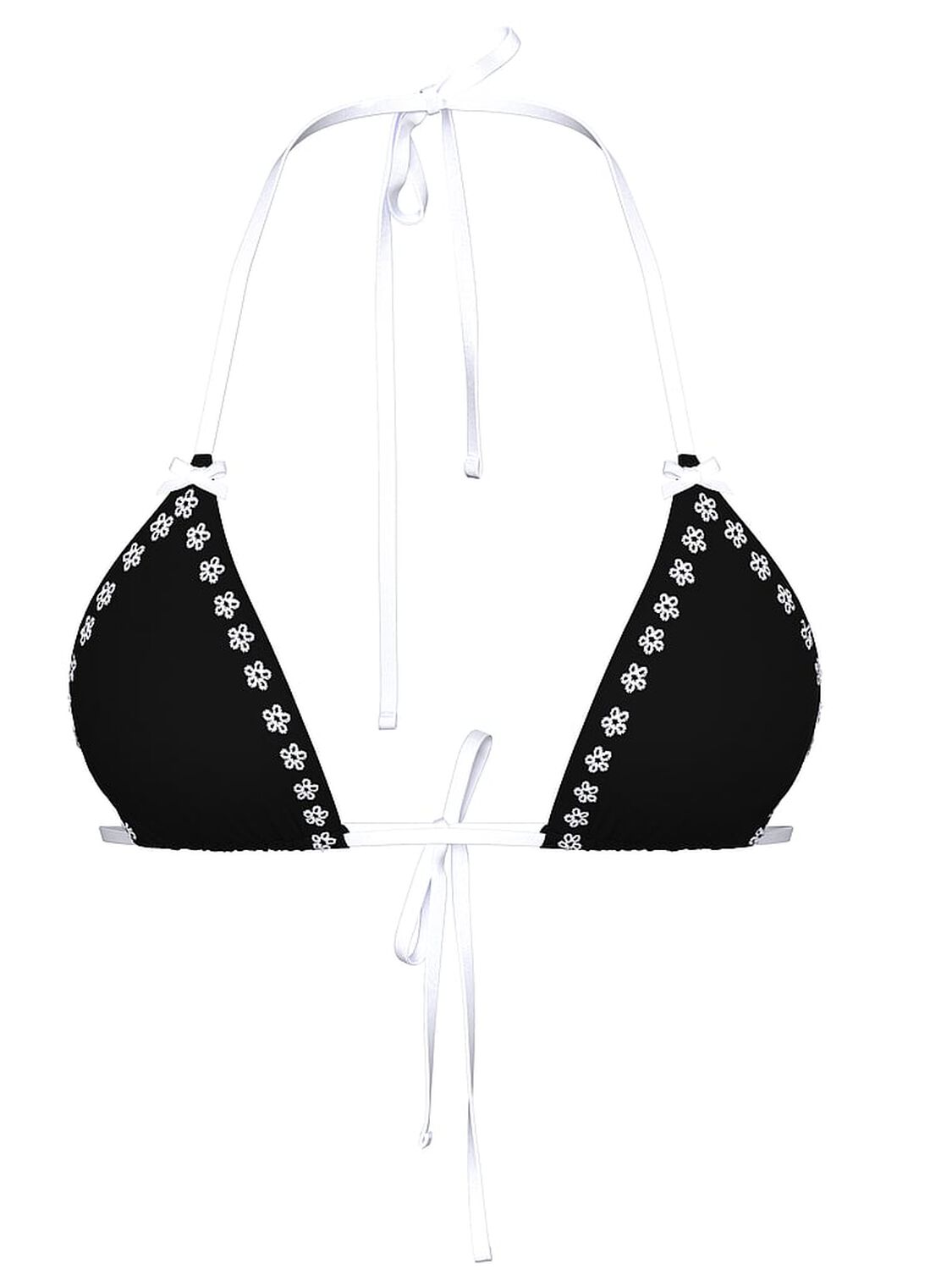 vs Pink By Frankies Bikinis Cape May Bikini Top Black 3 of 3 