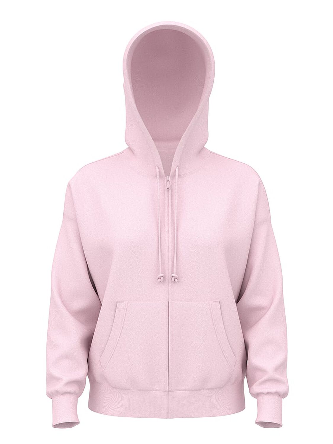 vs Pink Ivy Fleece Campus Full-Zip Hoodie Limited Edition Pink Tulip 3 of 3 