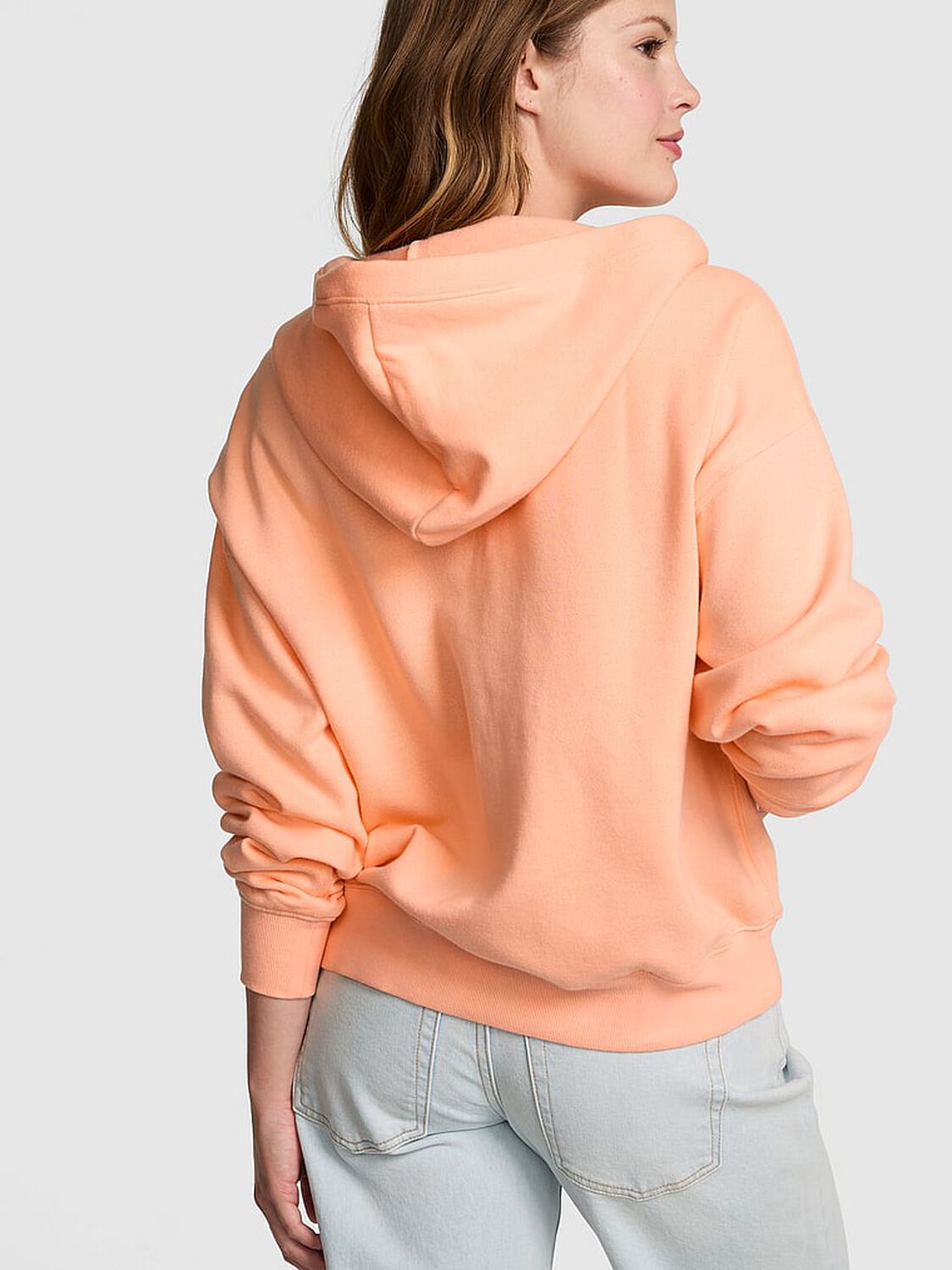 pink Pink Campus Fleece&trade; Full-Zip Hoodie Peach Tree 2 of 3 