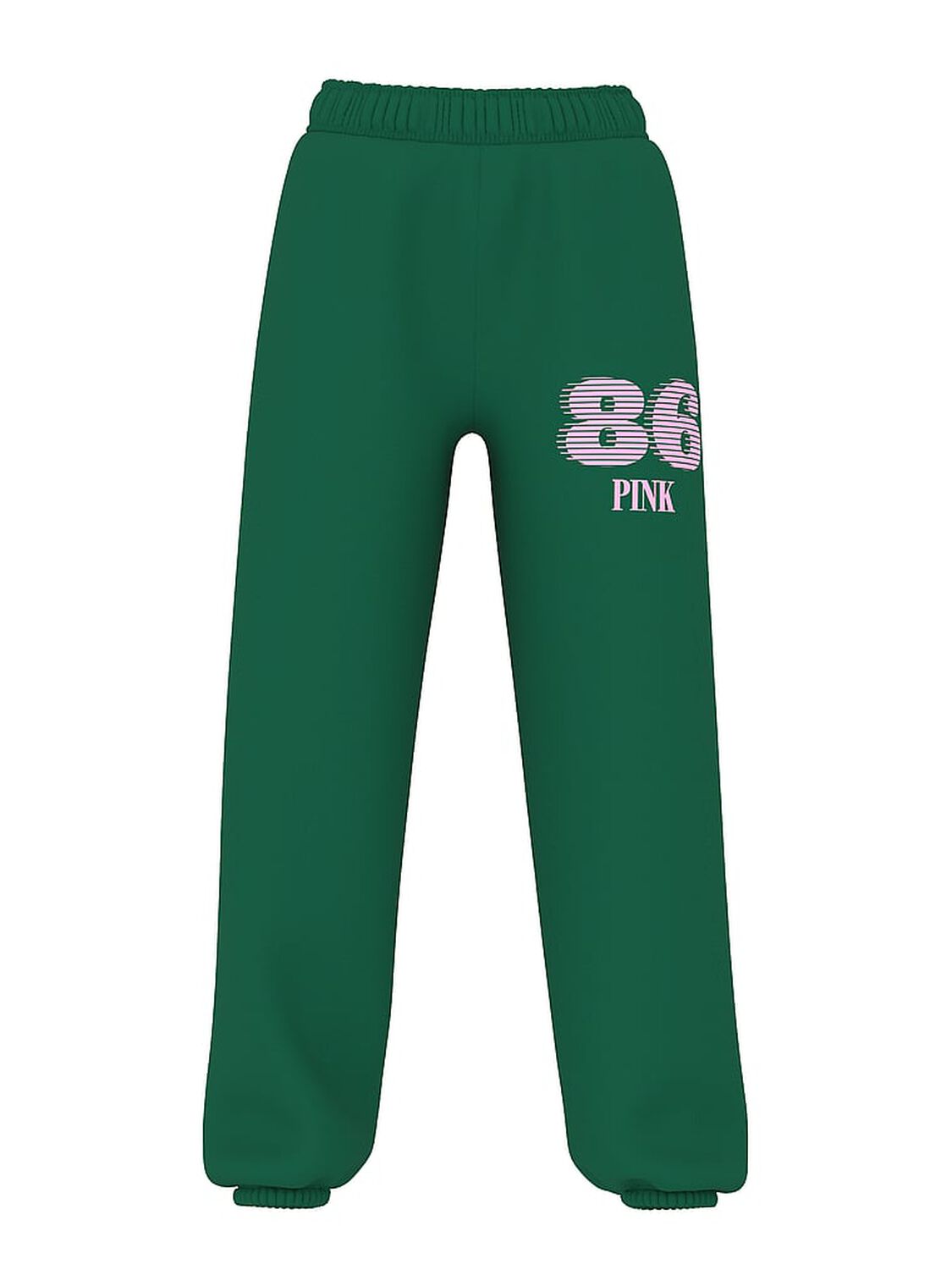 vs Pink Ivy Fleece Campus Sweatpants Jaguar Green Sports 3 of 3 