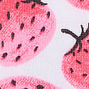 Cotton High-Leg Thong Panty, Optic White Strawberry Print, swatch