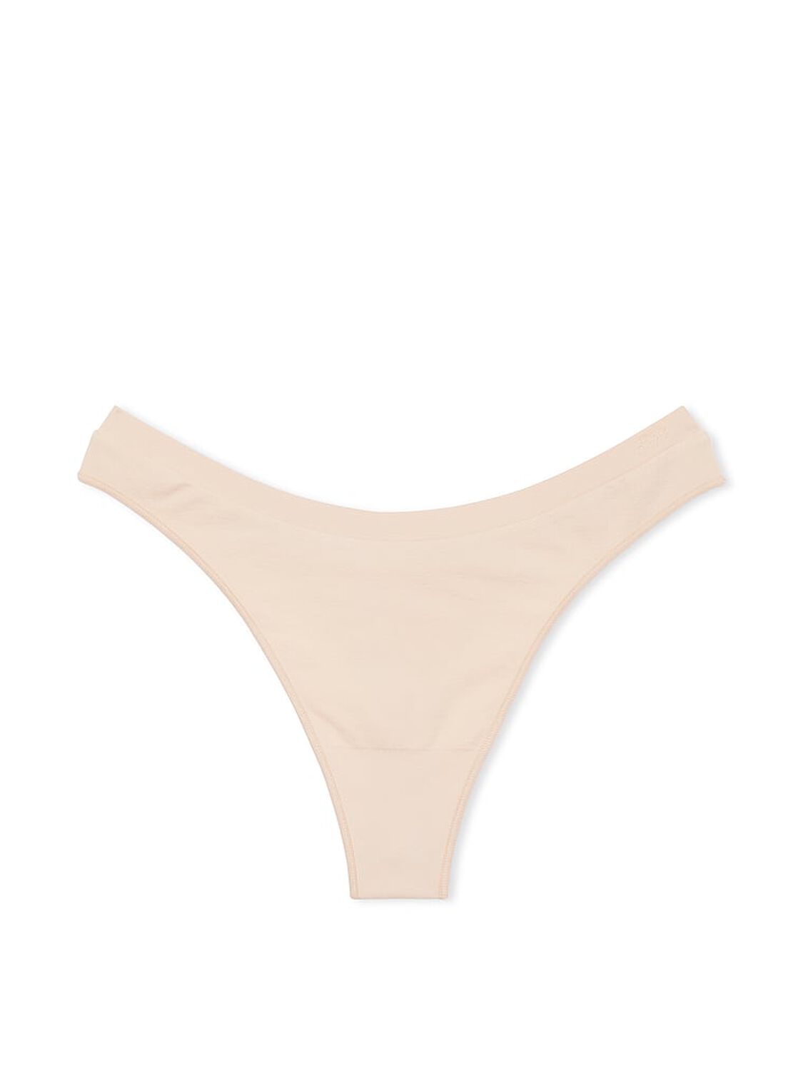 vs Pink Seamless High-Leg Thong Panty Marzipan 3 of 3 