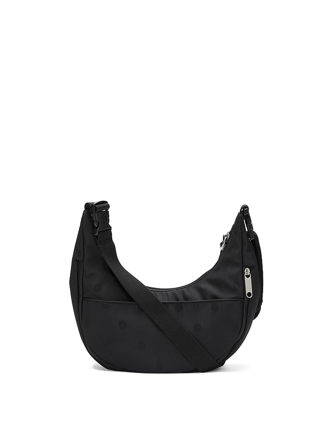 vs Pink Convertible Nylon Sling Bag Black 2 of 3 