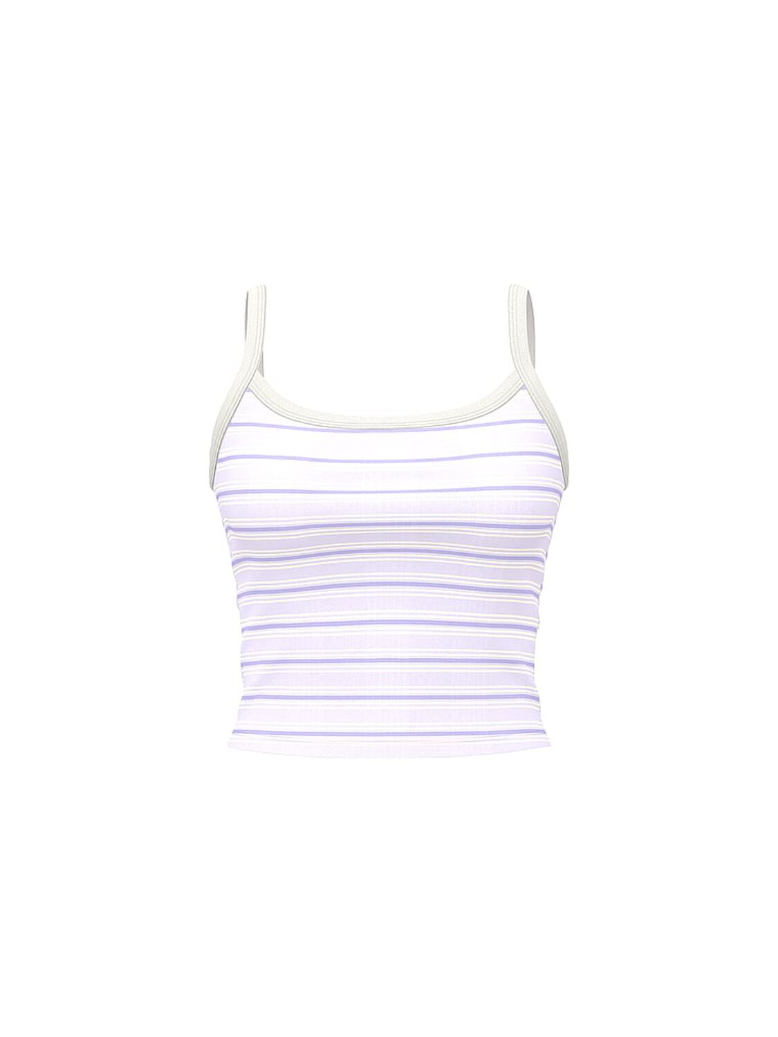 vs Pink Multi Rib Cami Purple Whisper Stripe 1 of 2 