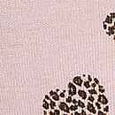 Cotton Thong Panty, Pink Tulip Leo Heart Print, swatch