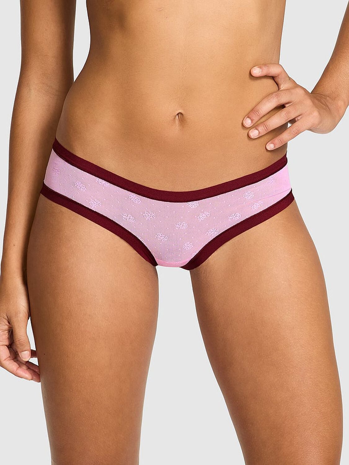 pink Pink No-Show Hiphugger Panty Pink Lollipop 1 of 3 