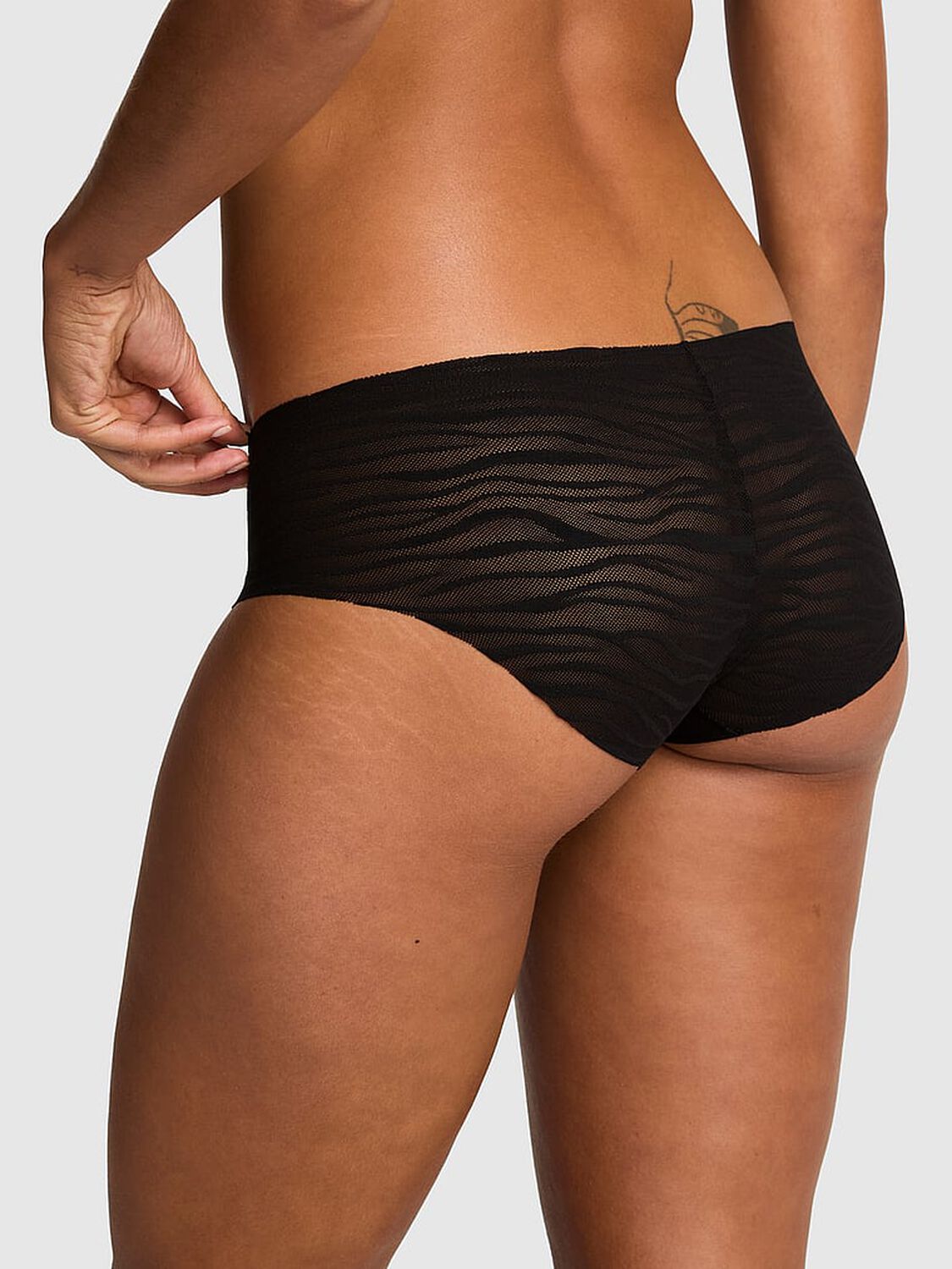 vs Pink No-Show Hiphugger Panty Black 2 of 2 