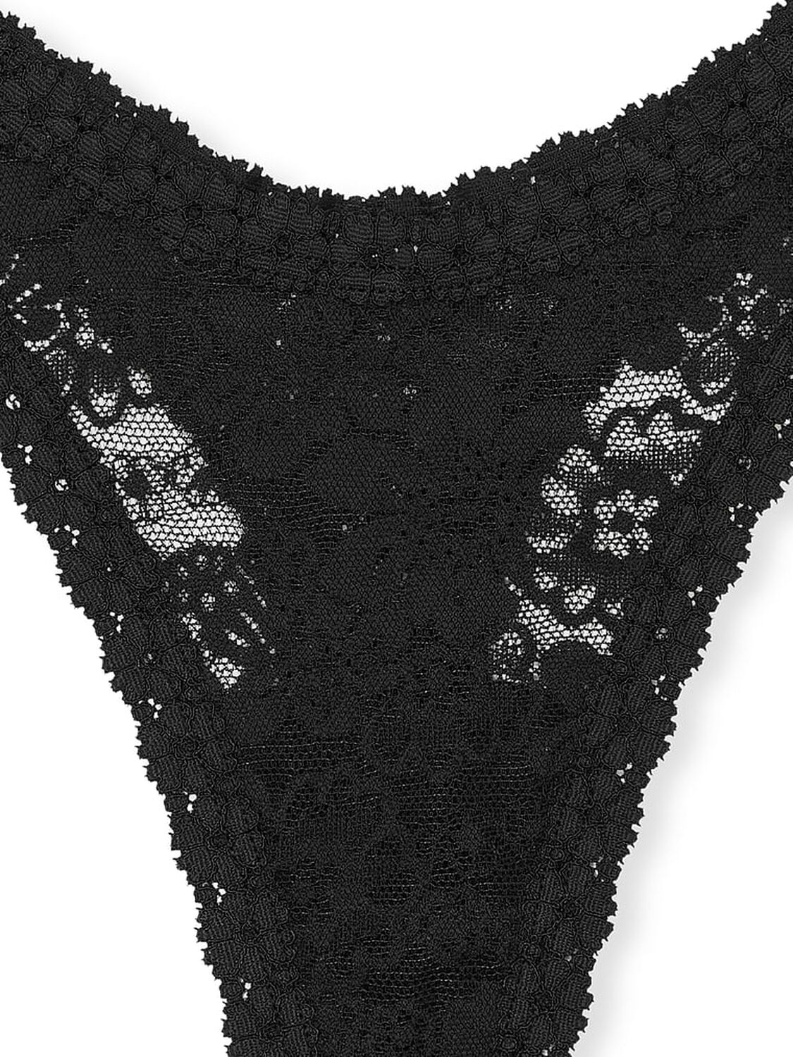 vs Pink Wink Micro Thong Panty Pure Black 4 of 4 