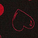 Logo Cotton Hiphugger Panty, Black Broken Hearts, swatch