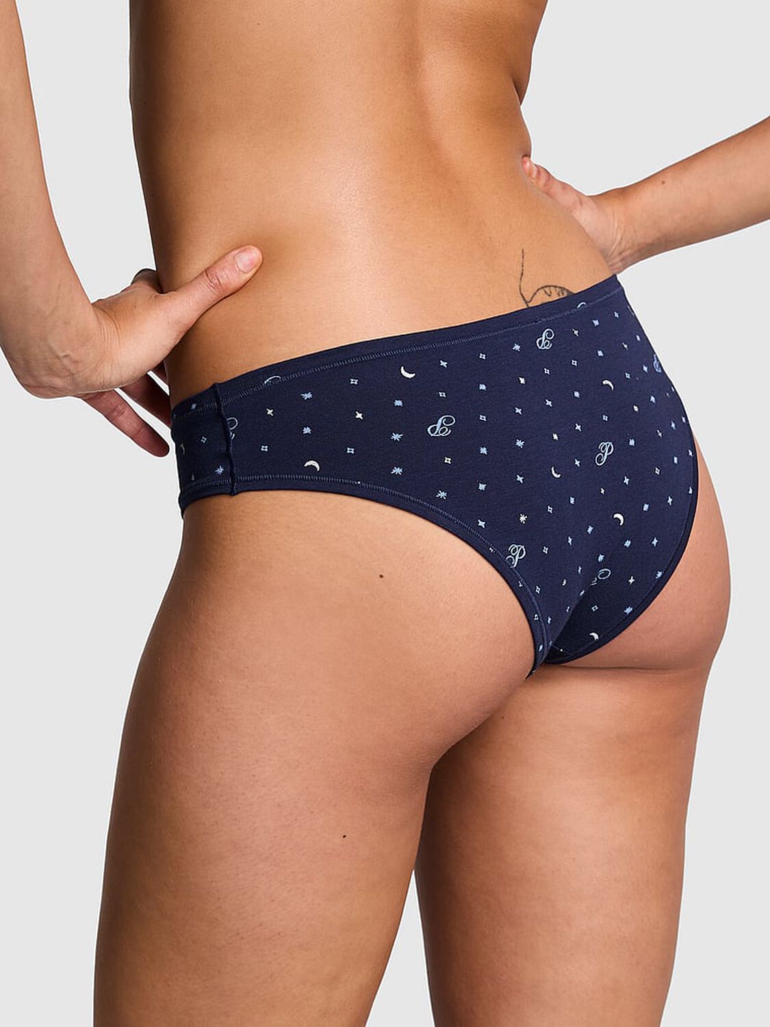 vs Pink Cotton Cheeky Panty 2 of 3 