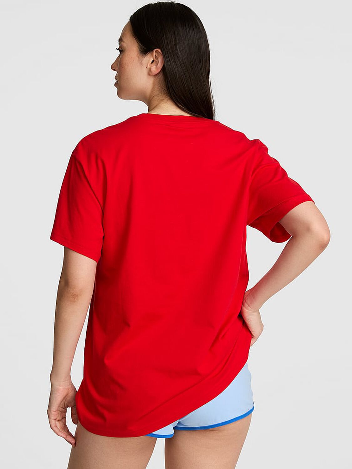 vs Pink Campus Cotton&trade; Tee Bright Vermillion 2 of 4 