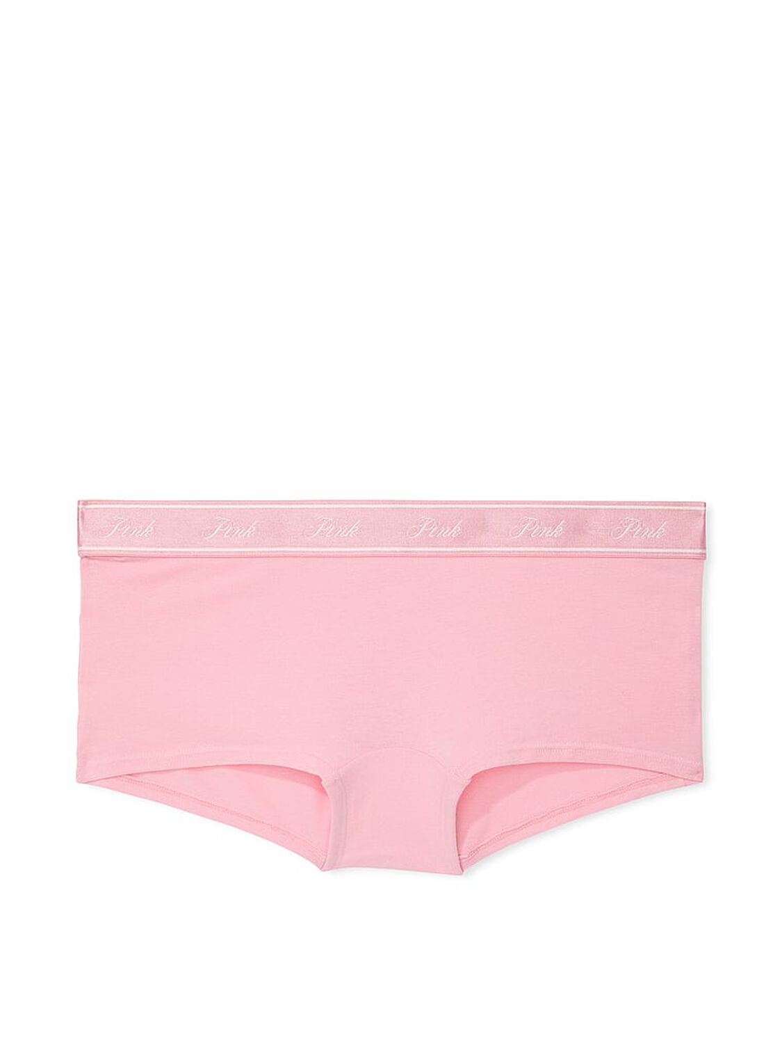 vs Pink Logo Cotton Boyshort Panty Petal Pink 1 of 3 