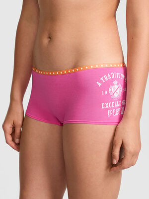 Logo Cotton Boyshort Panty