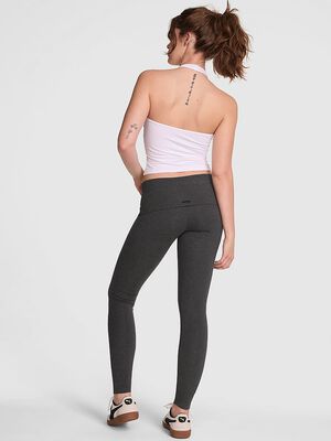 All-Day Cotton Foldover Leggings