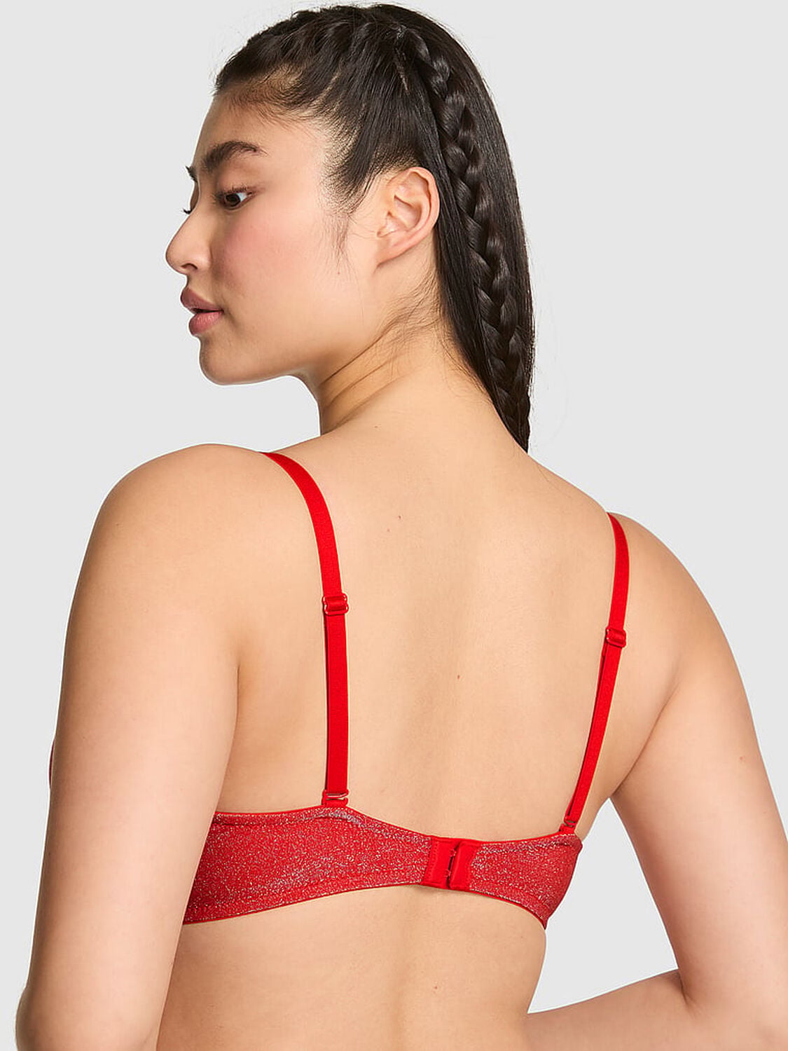 pink Pink Wear Everywhere Wear Everywhere Push-Up Bra Bright Vermillion 2 of 3 