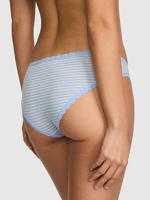 Cotton Lace-Trim Cheeky Panty