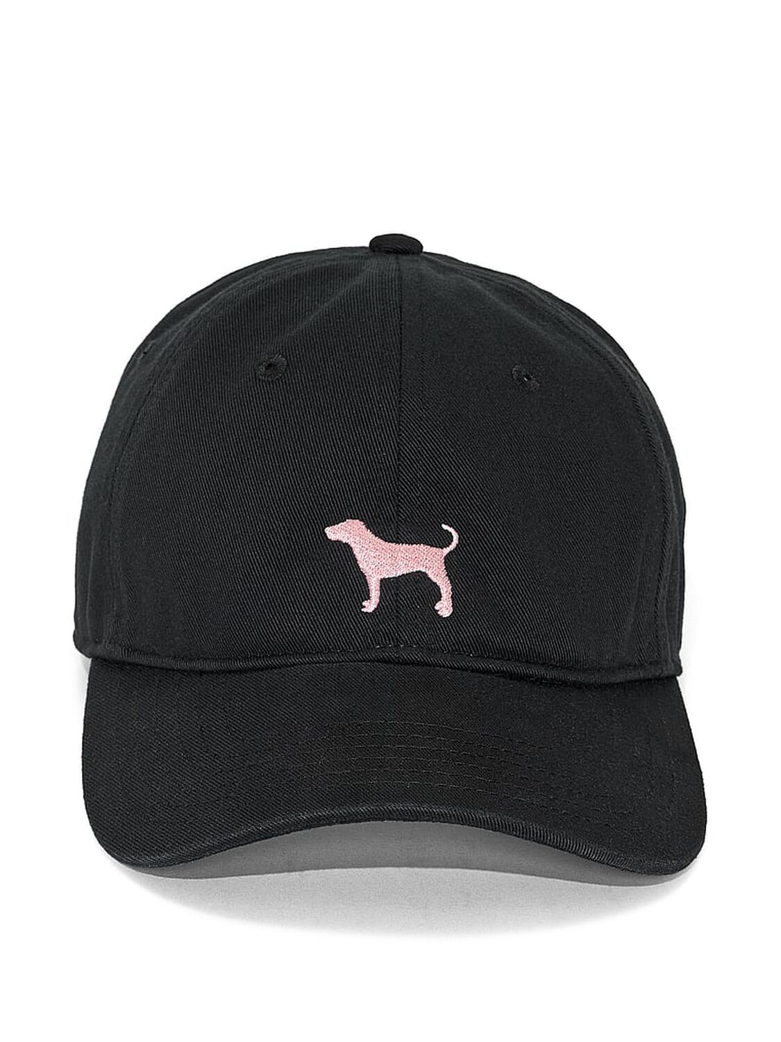 vs Pink Baseball Hat Pure Black 2 of 3 