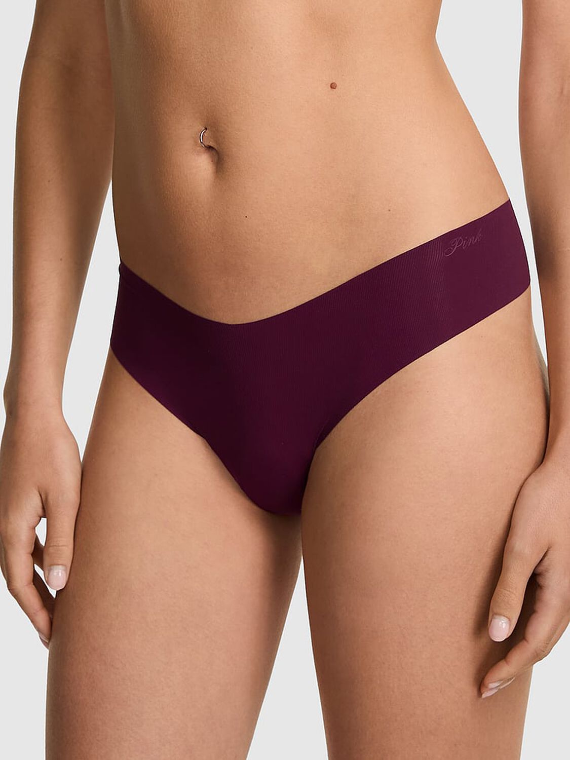 vs Pink No-Show Thong Panty 1 of 3 