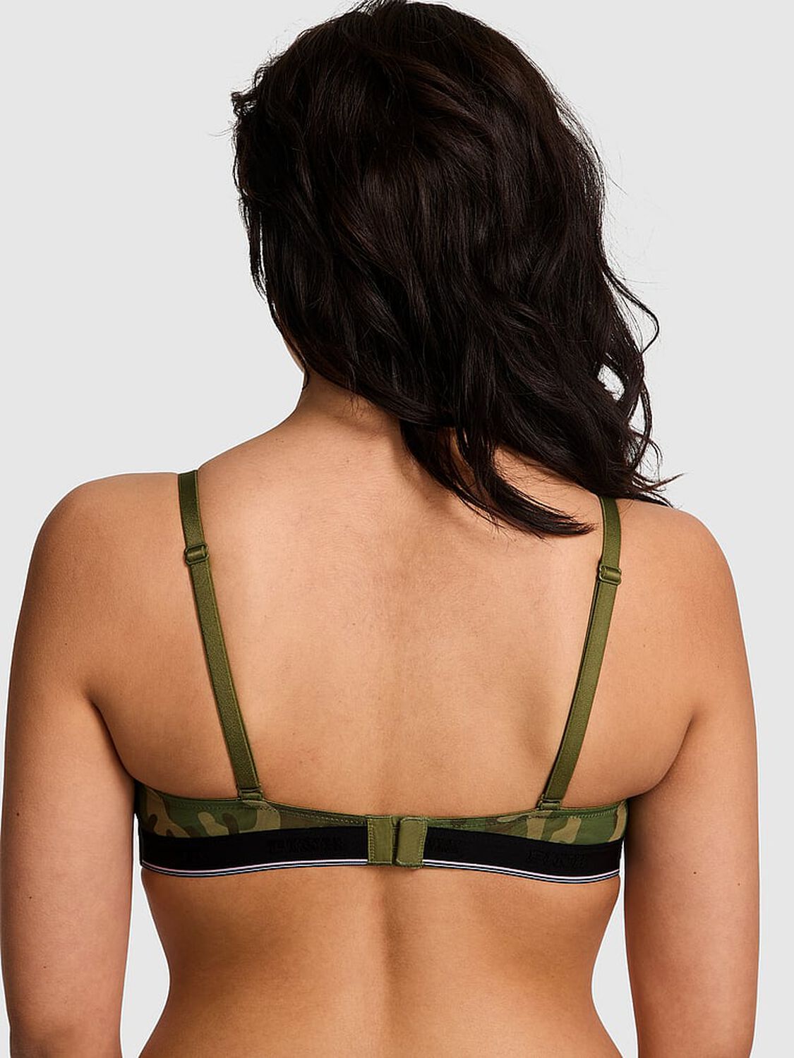 vs Pink Wear Everywhere Wear Everywhere Push-Up Wireless Bra Camo Print 1 of 2 