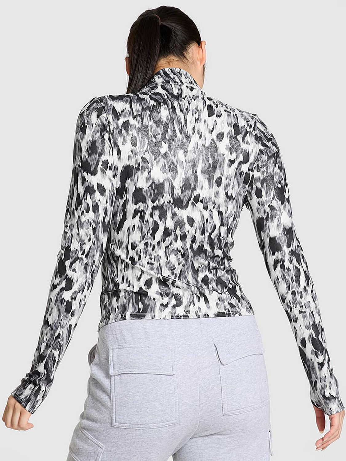 vs Pink Relay Full-Zip Jacket Snow Leopard Foil 2 of 2 
