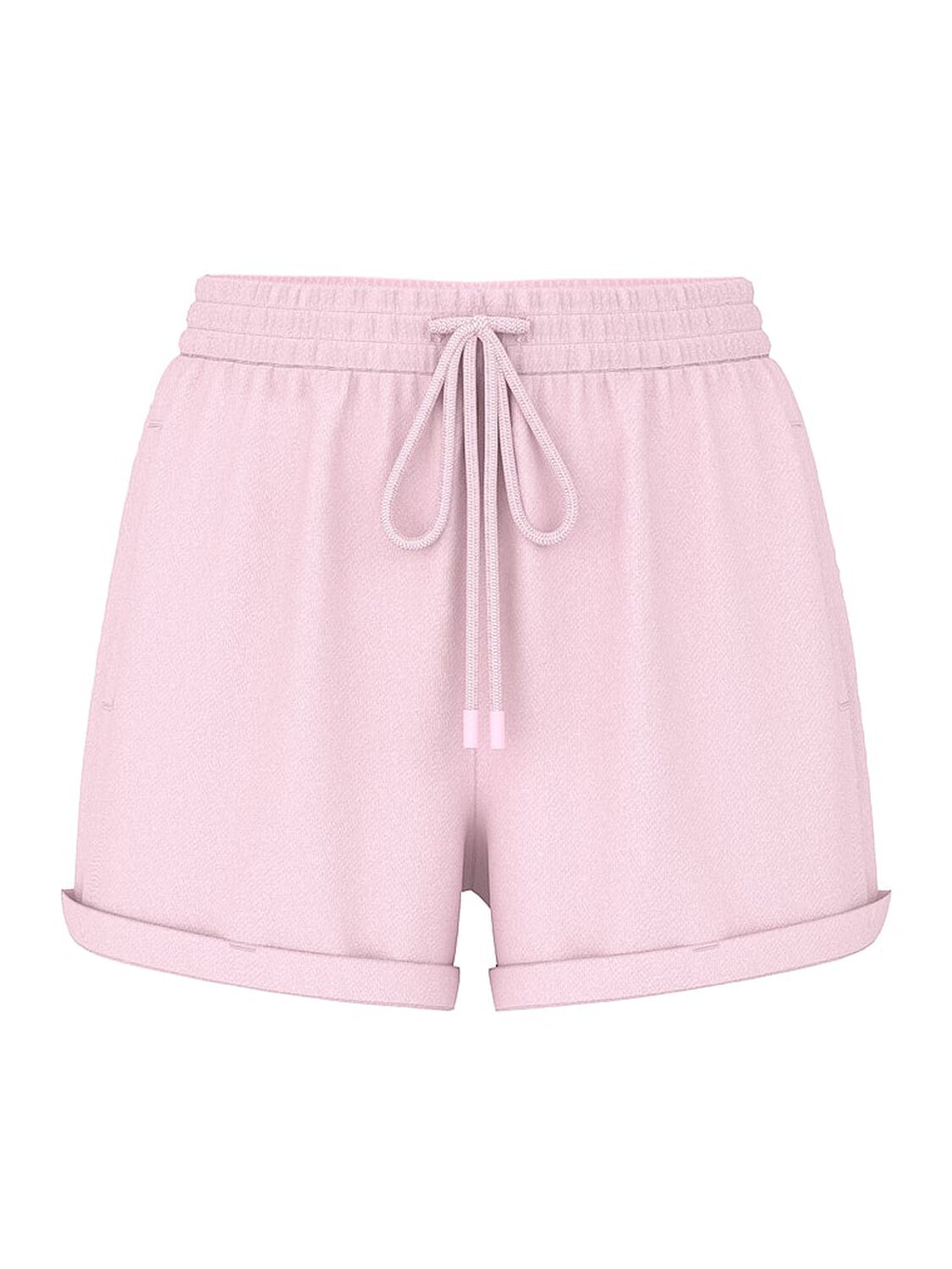 vs Pink Ivy Fleece Rolled Hem Shorts Limited Edition Pink Tulip Butterfly 3 of 3 