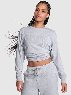Campus Cotton Long-Sleeve Tee
