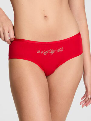 Logo Cotton Hiphugger Panty